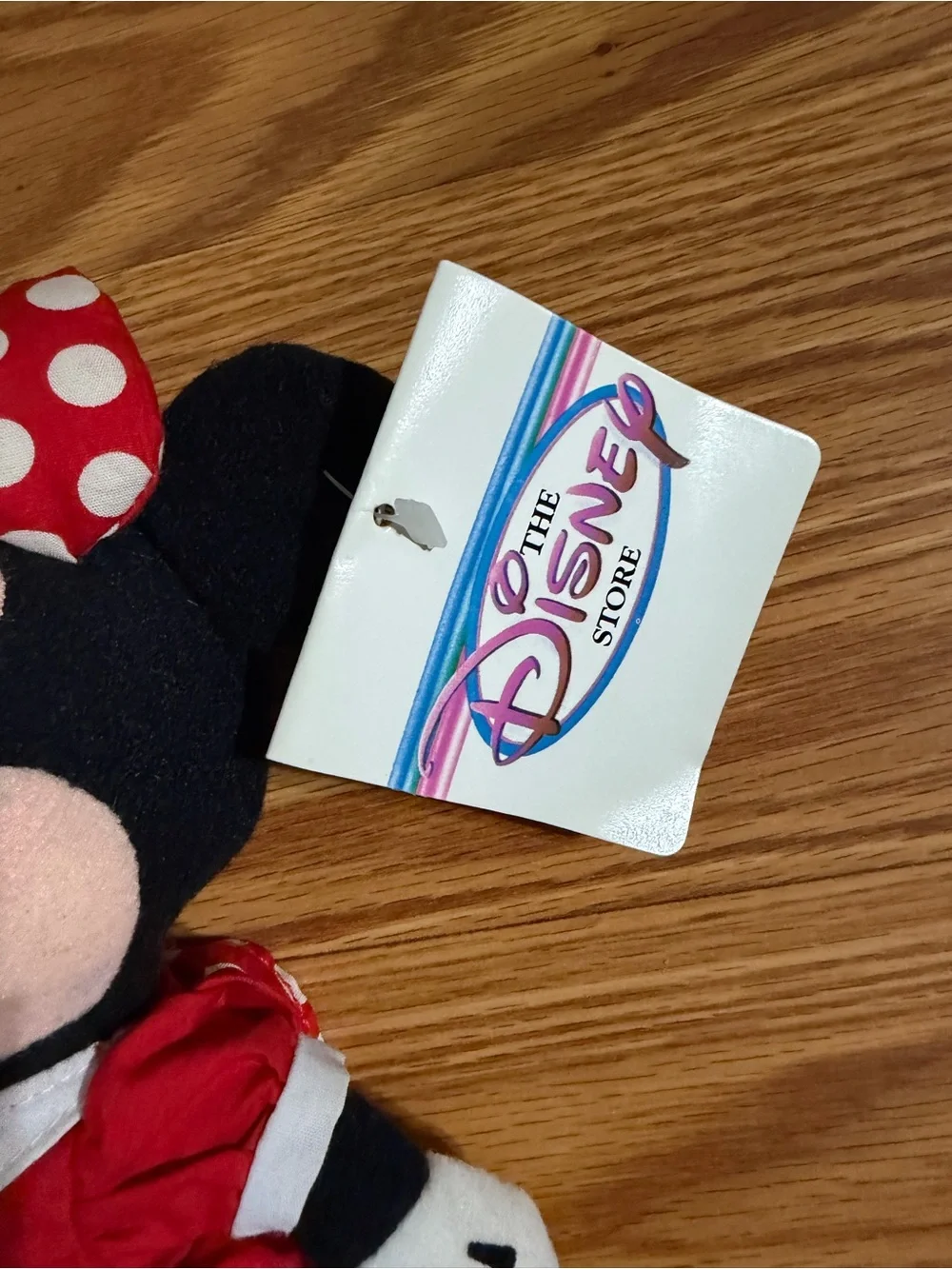 Vintage Disney Store Minnie Mouse Beanbag Plush 8-Inch New With Tags